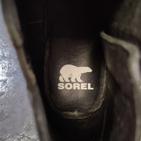 Sorel Black Wedge Boots - Picture 2 of 6